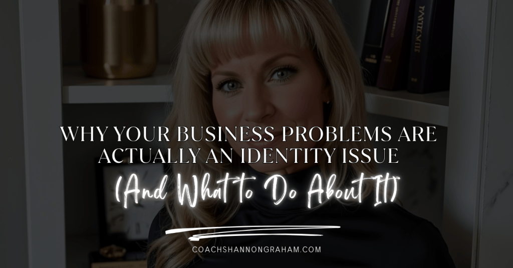 Feel like a fraud in your own business? Your stalled growth may not be a strategy problem. Meet Identity Debt™ and what to do about it.